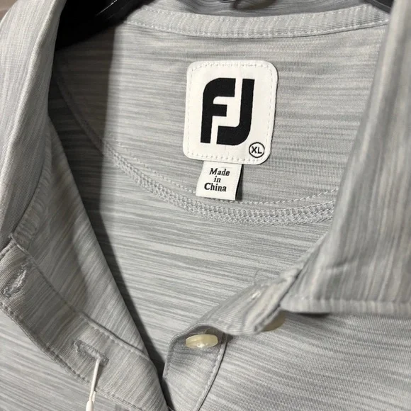 FootJoy Women’s New Space-Dyed Golf Polo Shirt Gray XL - Picture 5 of 12
